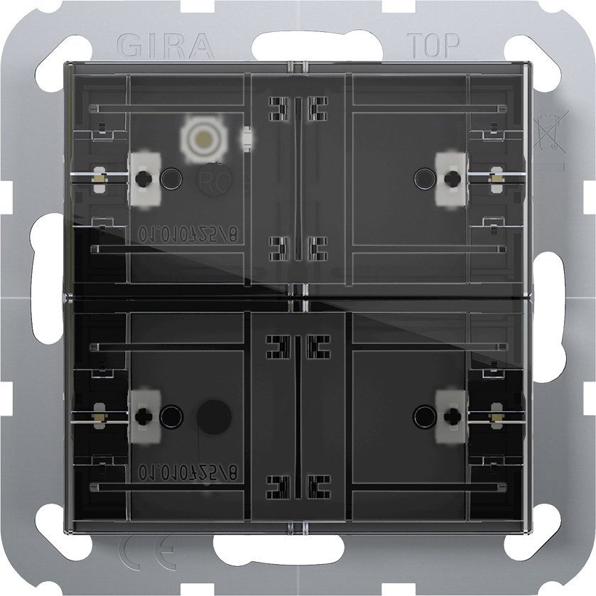 Gira Tastsensor 4 System 55 Standard Til KNX 2 Modul Taster Og Tryk