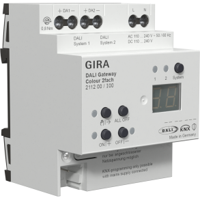 Gira DALI Gateway Colour til KNX / 2-kanal