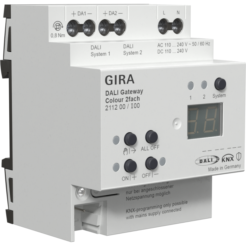 Gira DALI Gateway Colour til KNX / 2-kanal