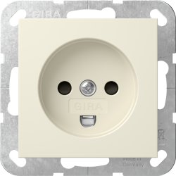 Gira stikkontakt med dansk jord