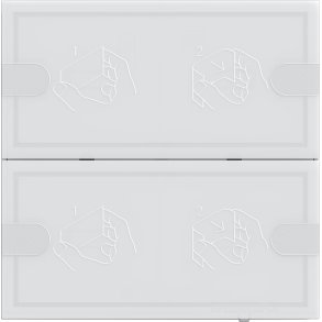 Gira Tastsensor 4 Komfort til KNX / 2-modul