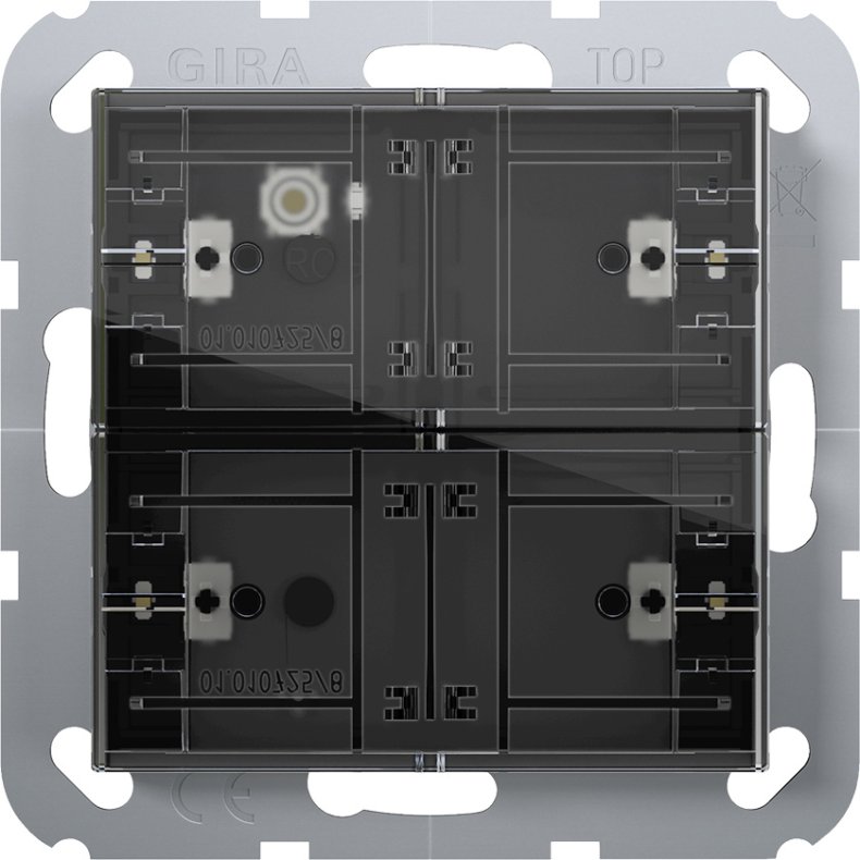 Gira Tastsensor 4 System 55 Komfort til KNX / 2-modul