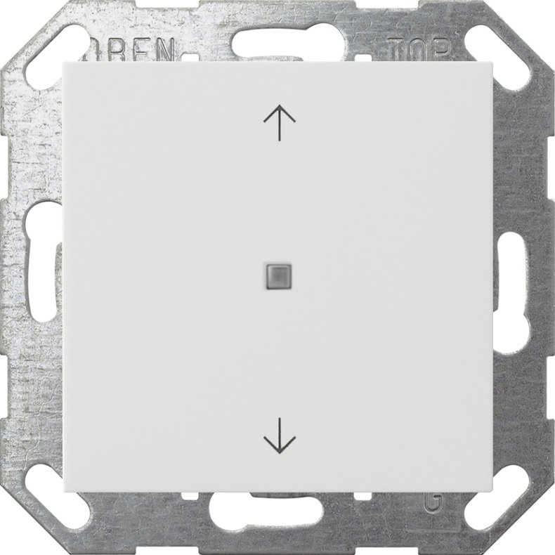 Gira Tryk med Pilesymbol til KNX og Gira One / 1-modul