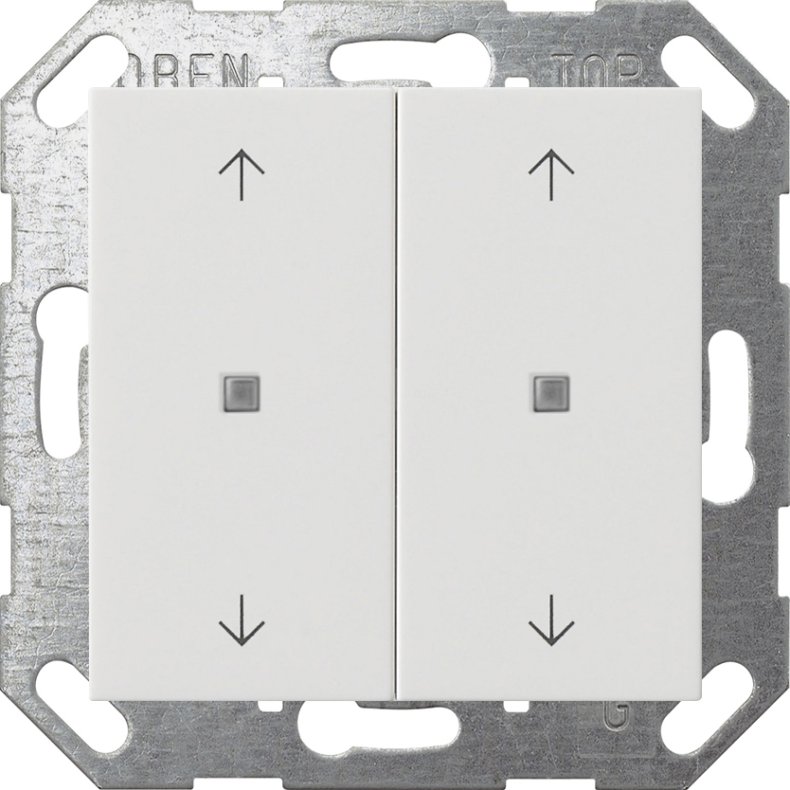 Gira Tryk med Pilesymbol til KNX og Gira One / 2-modul